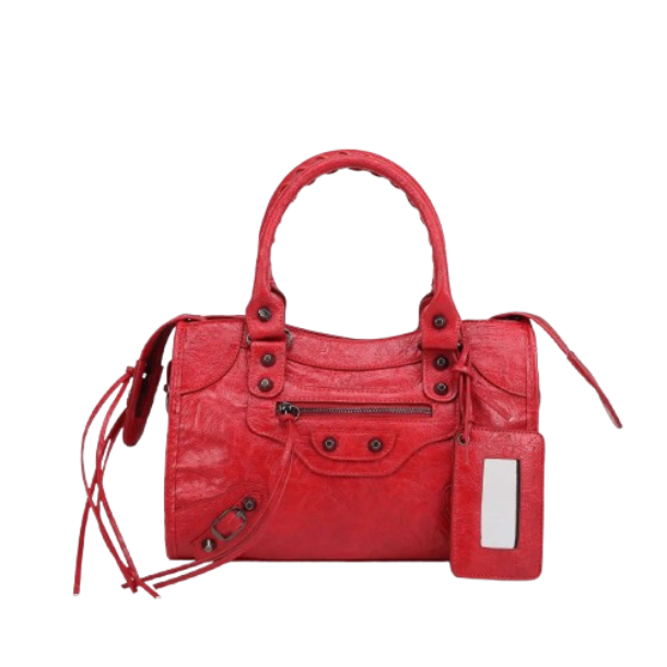 [RED BALENCI CITY BAG]